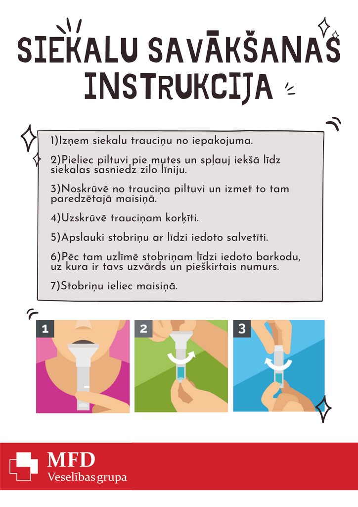 siekalu savaksanas instrukcija